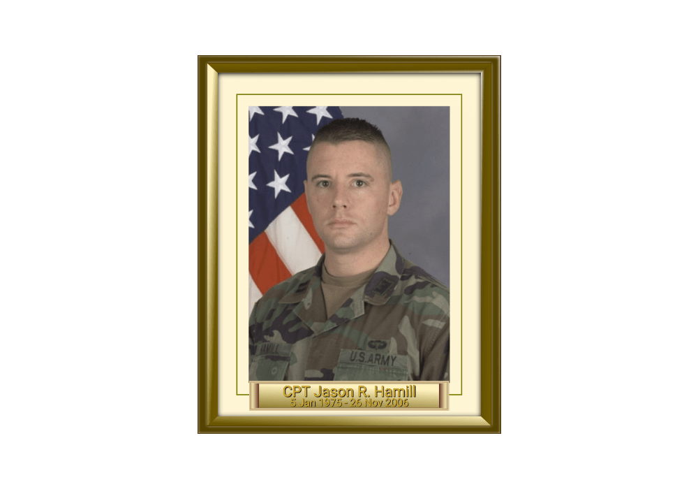 CPT Jason R. Hamill 5 Jan 1975 - 26 Nov 2006