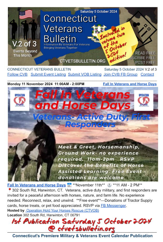Fall In Veterans and Horse Days