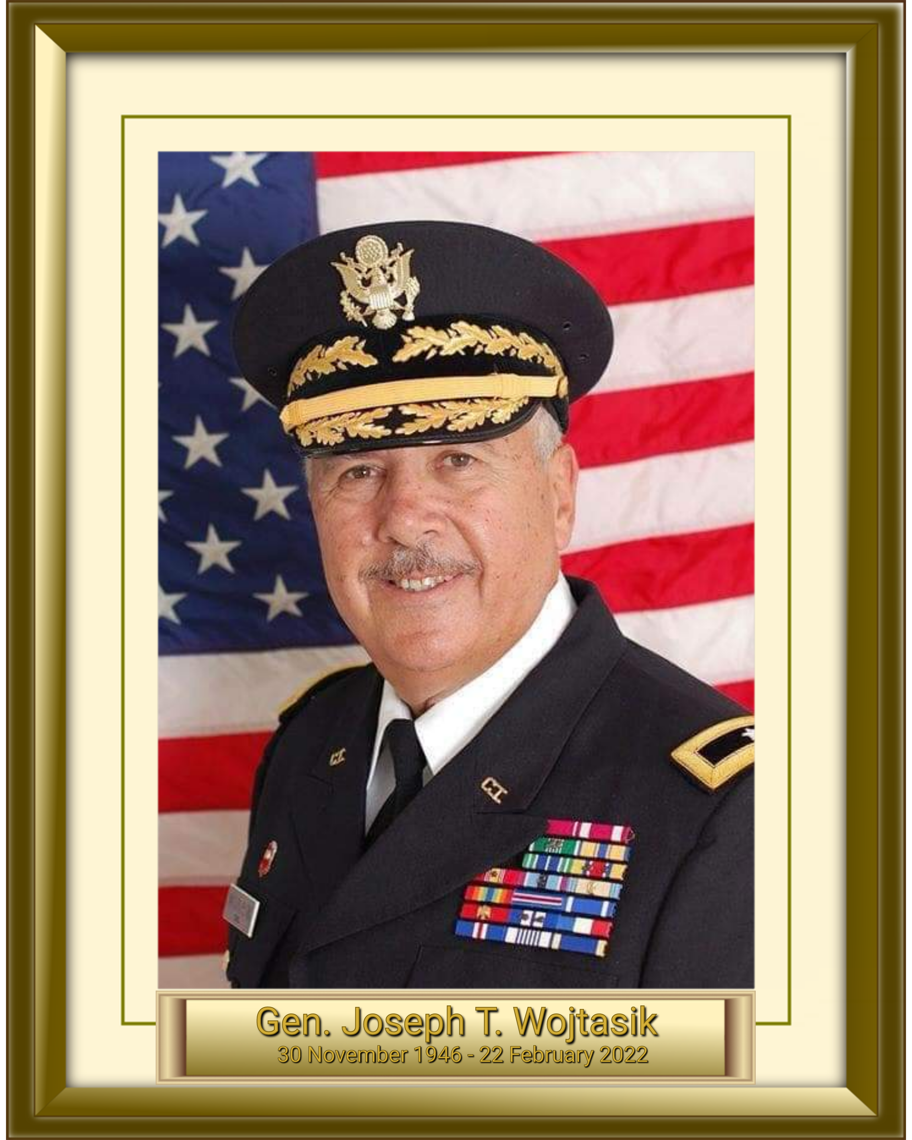 Gen. Joseph T. Wojtasik 30 November 1946 - 22 February 2022