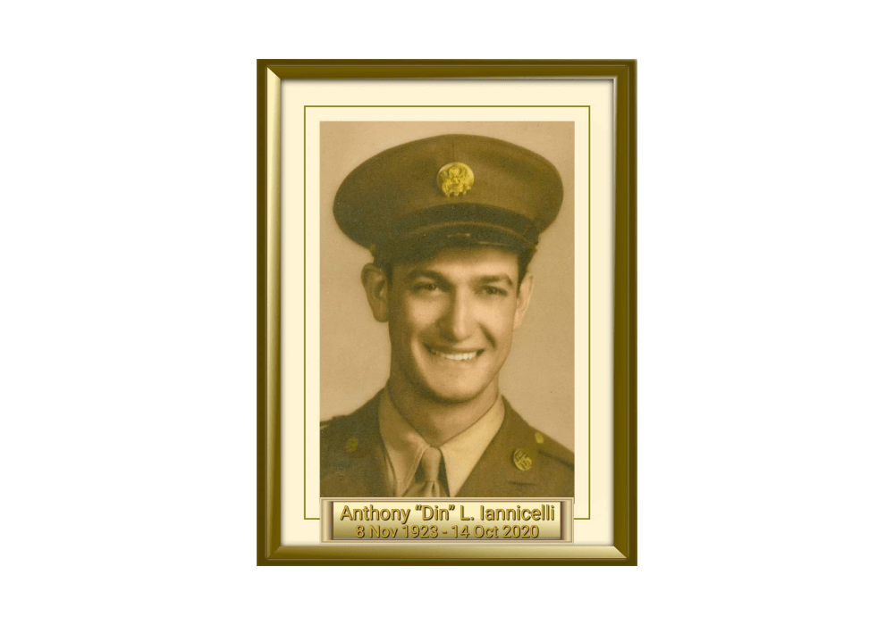 Anthony “Din” L. Iannicelli 8 Nov 1923 - 14 Oct 2020