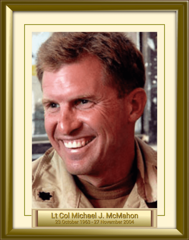 Lt Col Michael J. McMahon 23 October 1963 - 27 November 2004