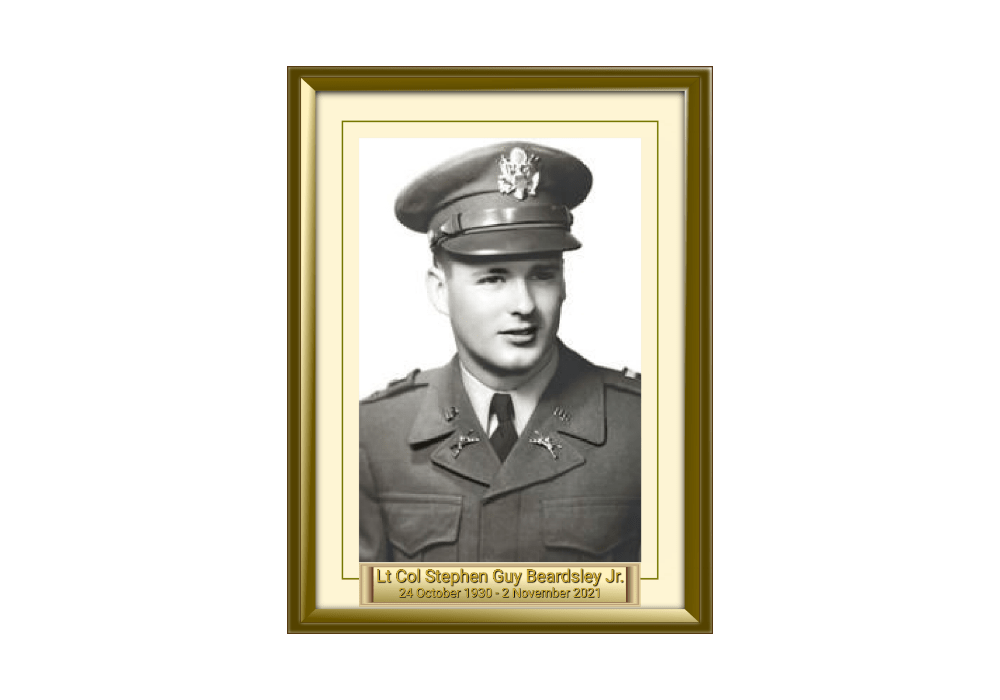 Lt Col Stephen Guy Beardsley Jr. 24 October 1930 - 2 November 2021