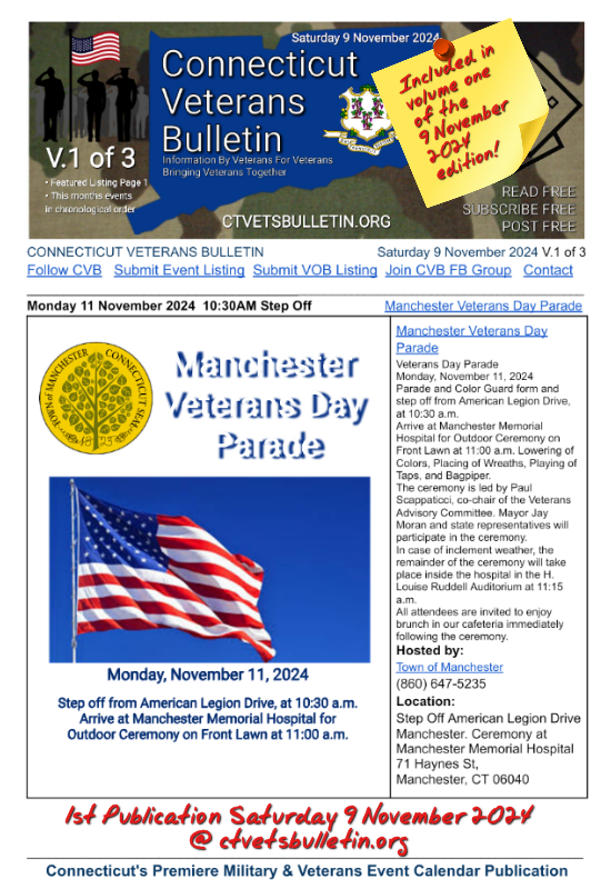 Manchester Veterans Day Parade