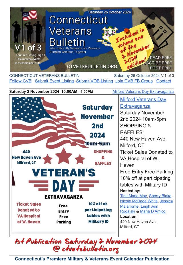 Milford Veterans Day Extravaganza