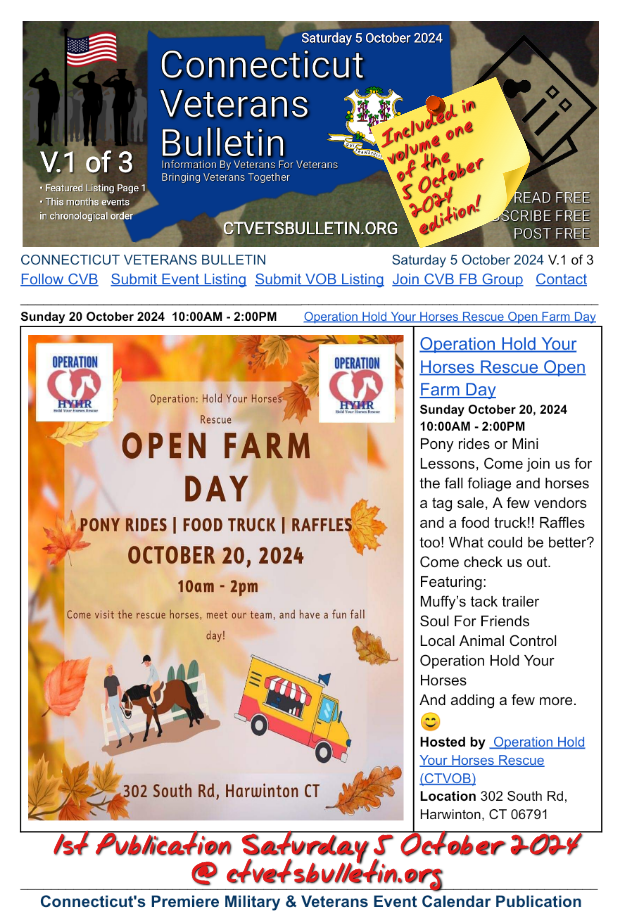 Operation Hold Your Horses Rescue Open Farm Day