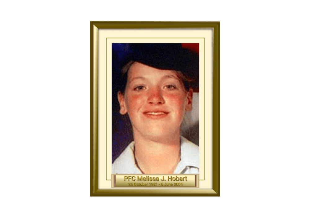 PFC Melissa J. Hobart 25 October 1981 - 6 June 2004 featured
