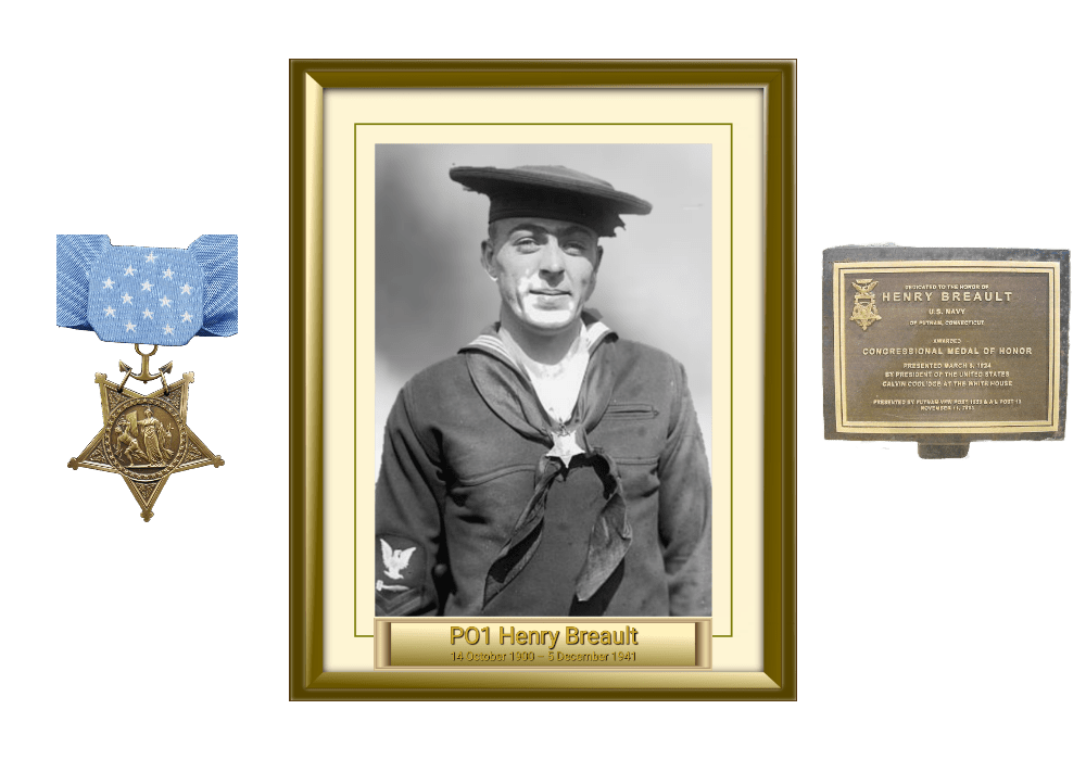 PO1 Henry Breault 14 October 1900 – 5 December 1941