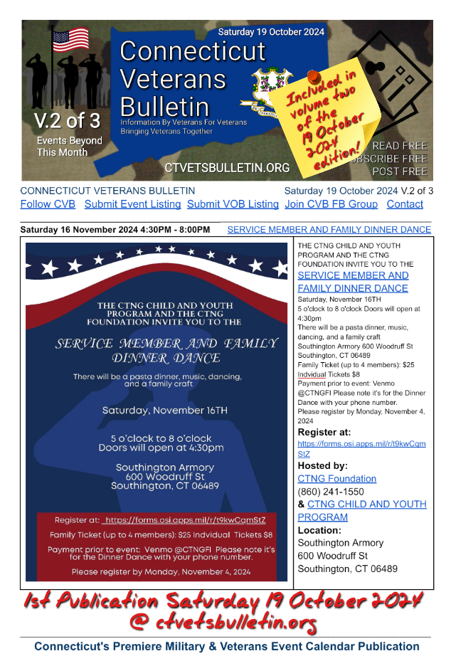 SERVICE MEMBER AND FAMILY DINNER DANCE