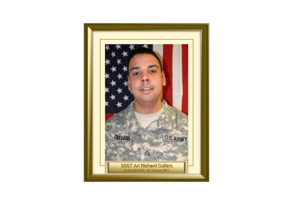 SSGT Ari Richard Cullers 30 March 1983 - 30 October 2011