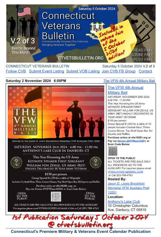 The VFW 4th Annual Military Ball