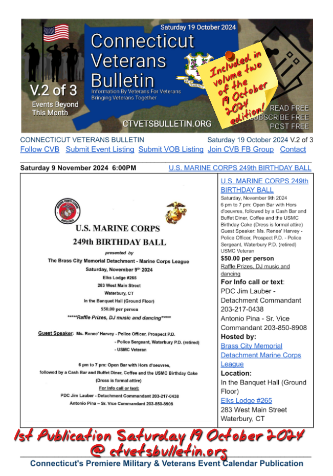 U.S. MARINE CORPS 249th BIRTHDAY BALL