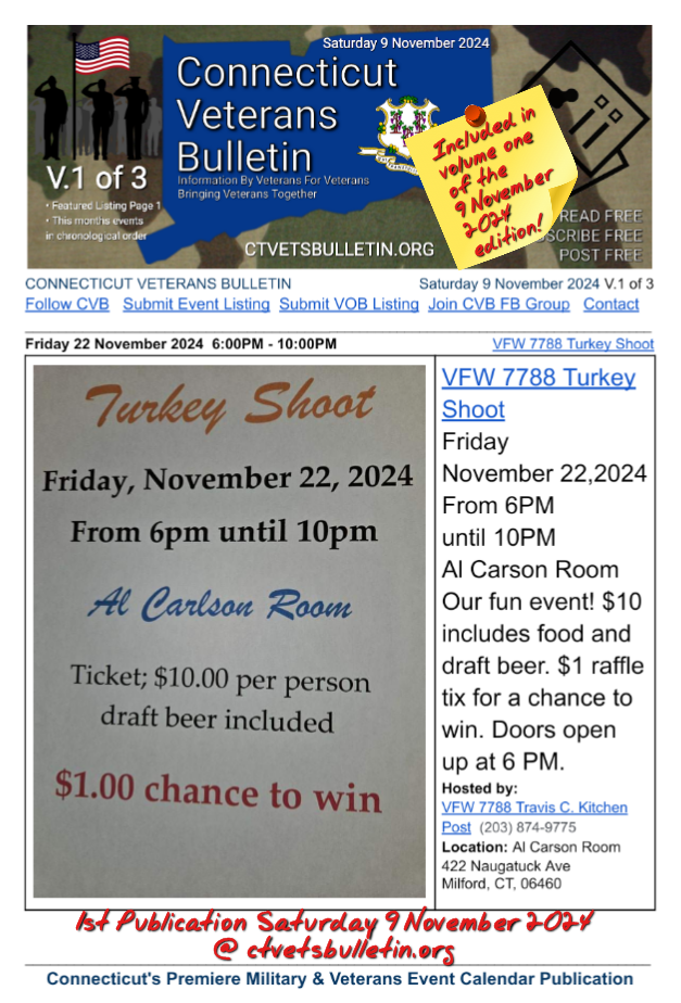 VFW 7788 Turkey Shoot