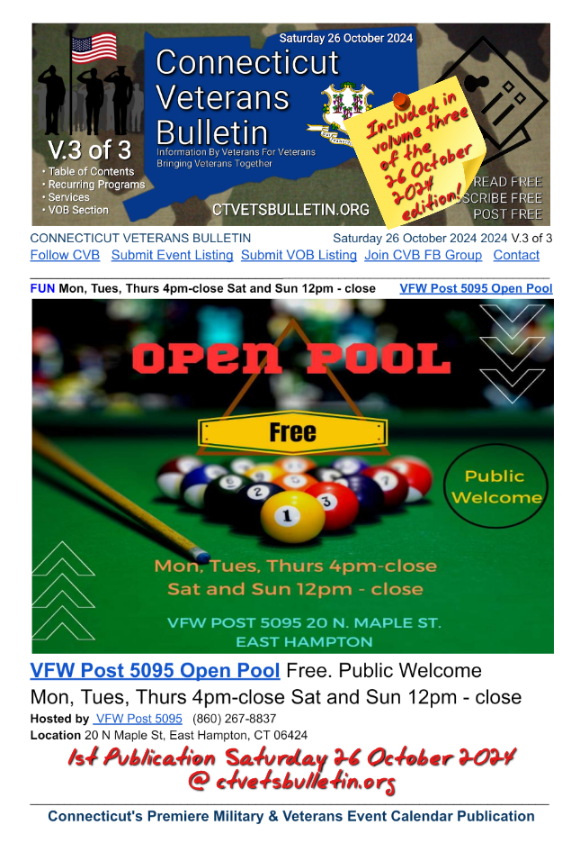 VFW Post 5095 Open Pool