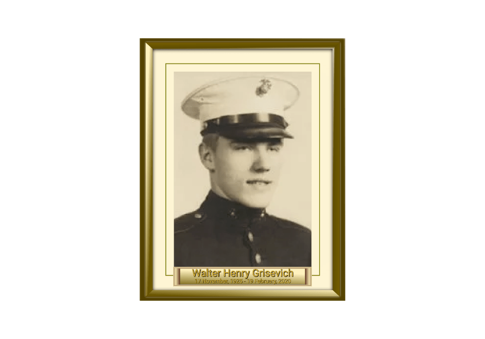 Walter Henry Grisevich Nov 17, 1925 - Feb 19, 2020