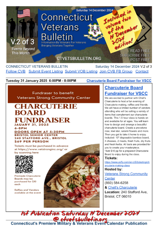 Charcuterie Board Fundraiser for VSCC