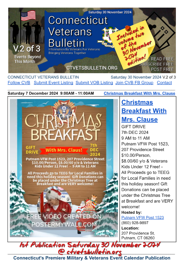 Christmas Breakfast With Mrs. Clause