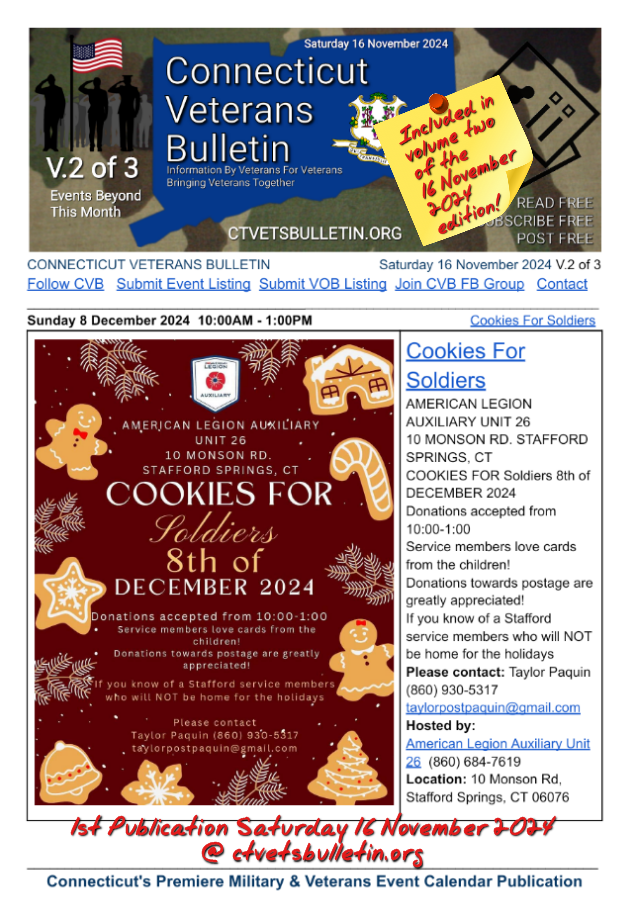 Cookies For Soldiers