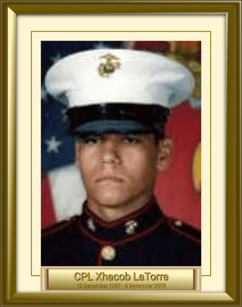 CPL Xhacob LaTorre 12 December 1987 - 8 December 2009--2