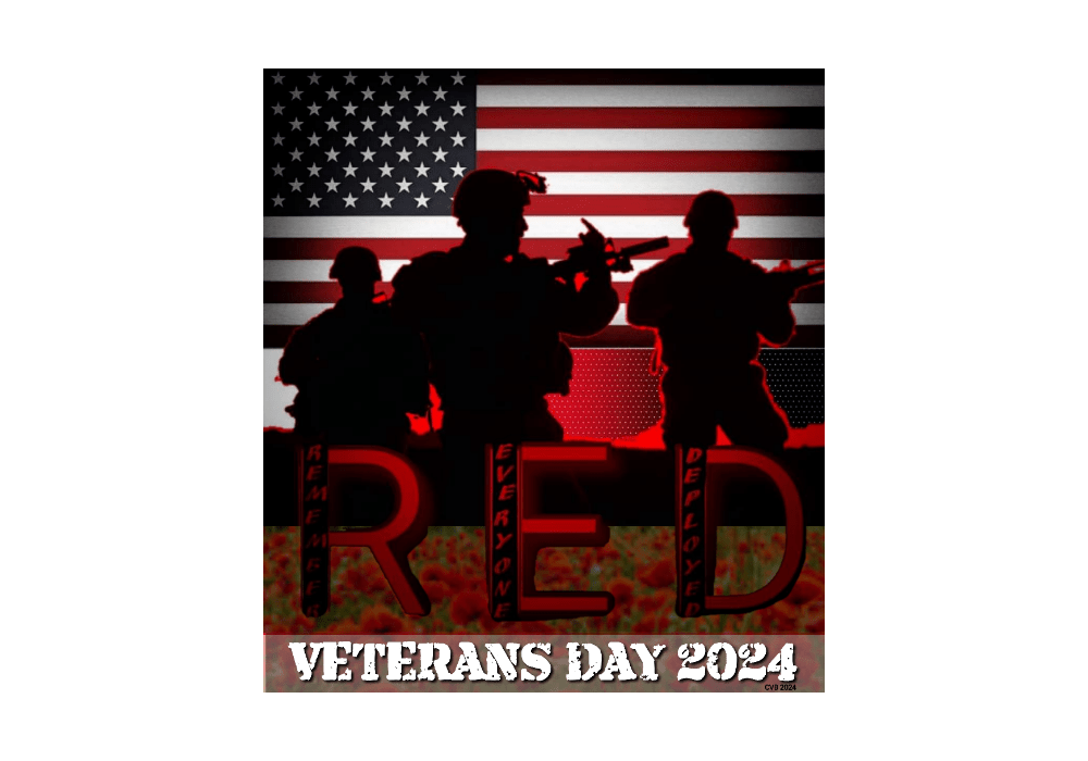 RED FRIDAY Veterans Day 2024 CVB
