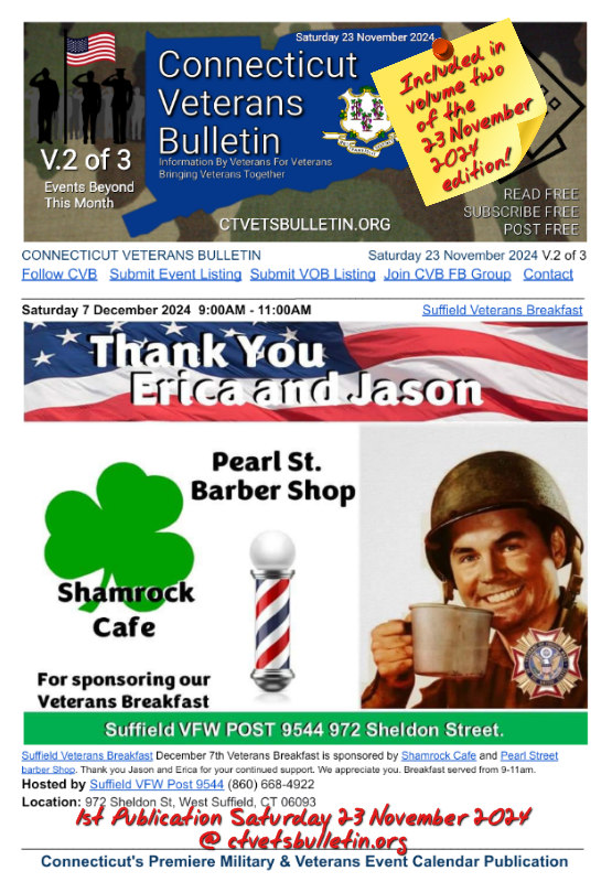 Suffield Veterans Breakfast