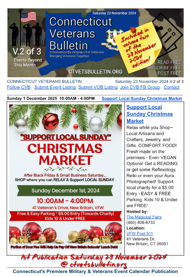 Support Local Sunday Christmas Market