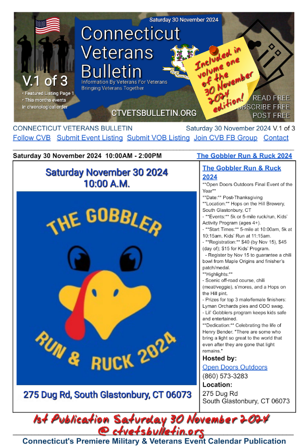 The Gobbler Run & Ruck 2024