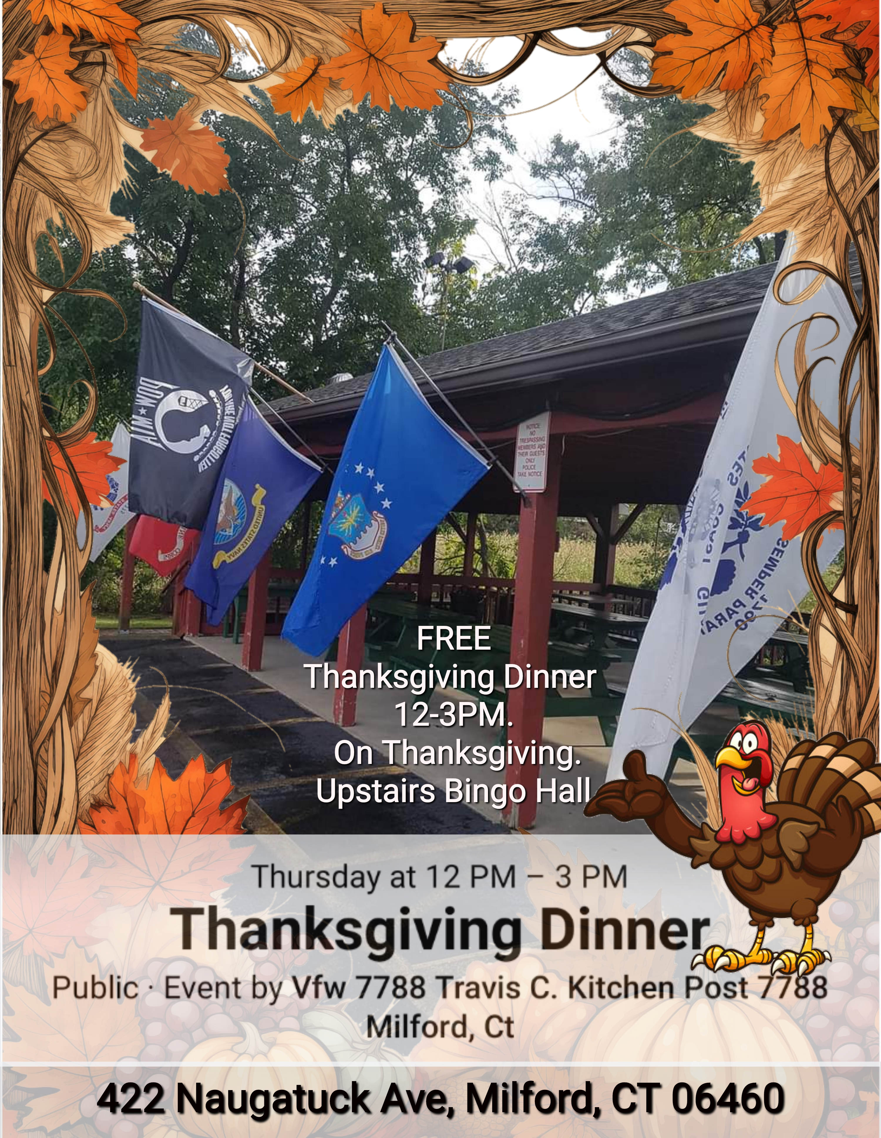 Travis C. Kitchen VFW Post 7788 Free Thanksgiving Dinner 2024