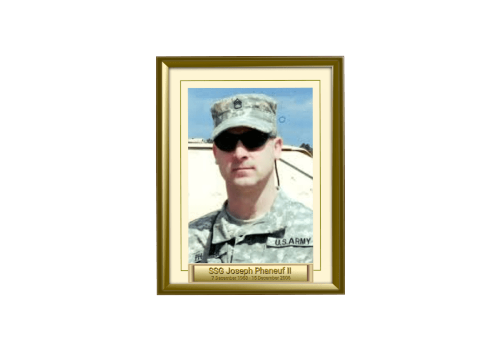 SSG Joseph Phaneuf II 7 December 1968 - 15 December 2006