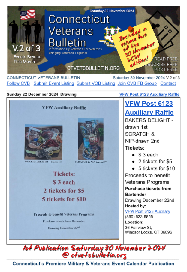 VFW Post 6123 Auxiliary Raffle