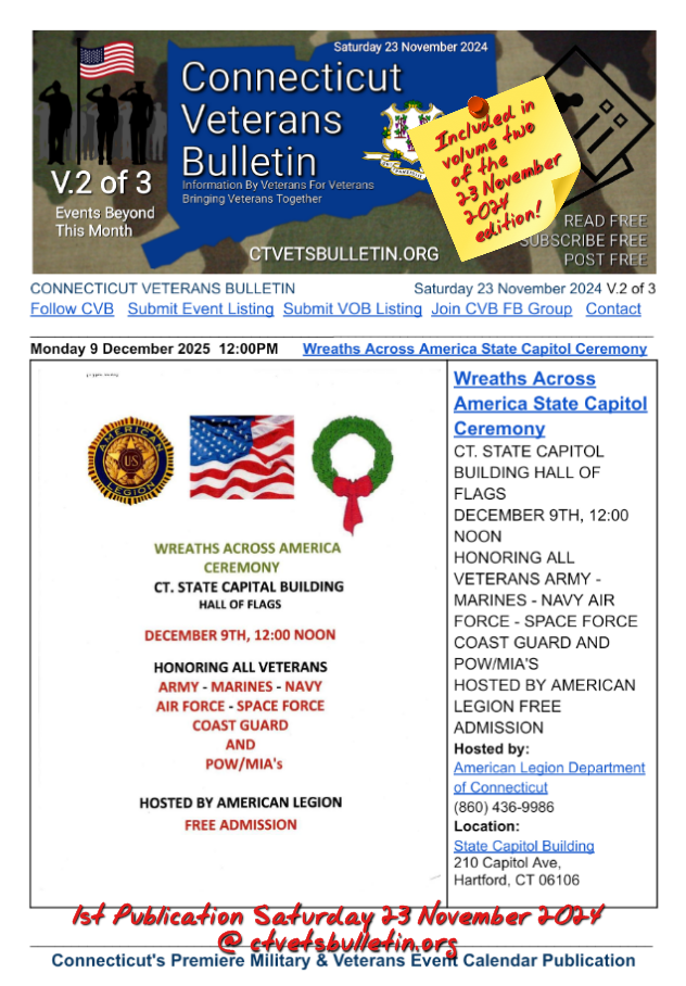 Wreaths Across America State Capitol Ceremony