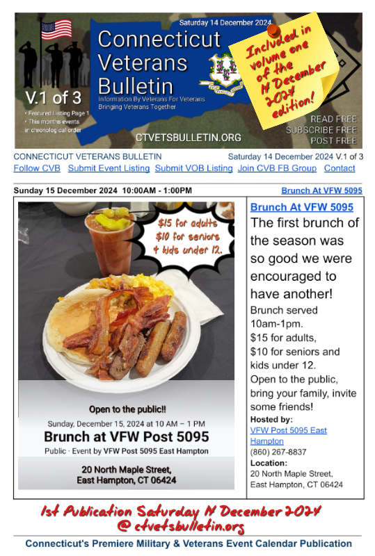 Brunch At VFW 5095