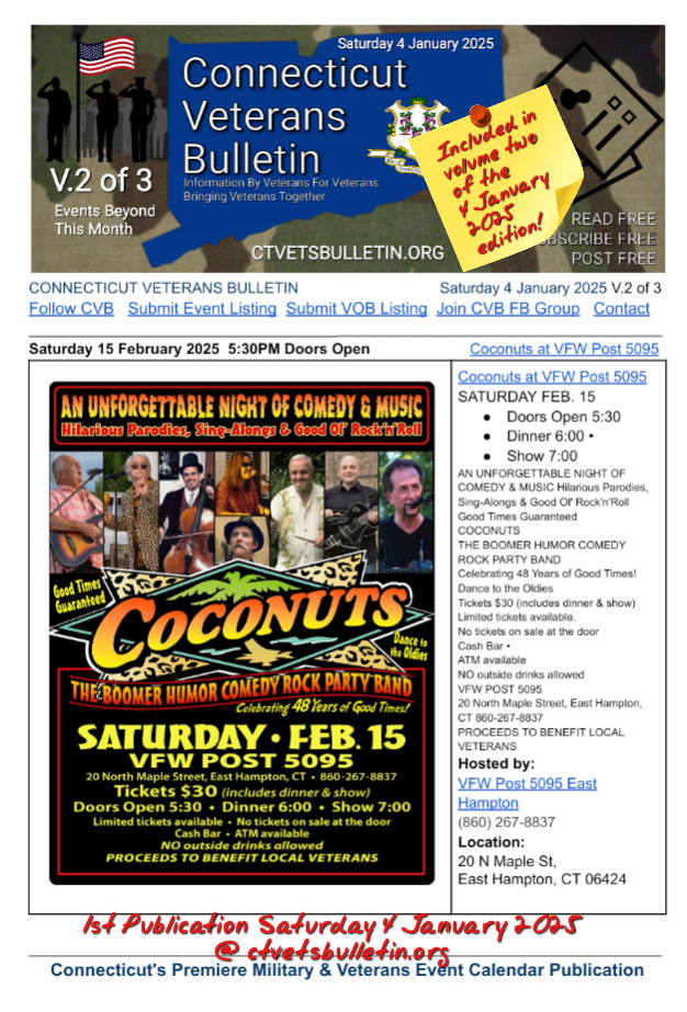 Coconuts at VFW Post 5095