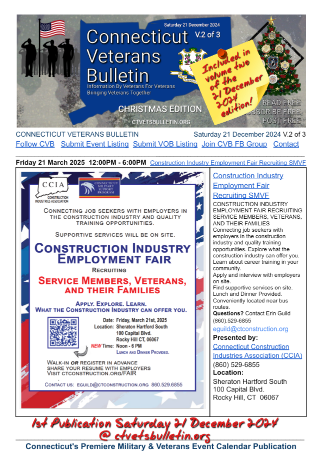 Construction Industry Employment Fair Recruiting SMVF