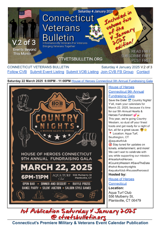 House of Heroes Connecticut 9th Annual Fundraising Gala