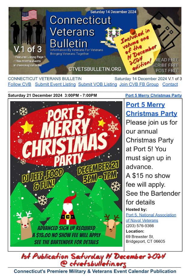 Port 5 Merry Christmas Party