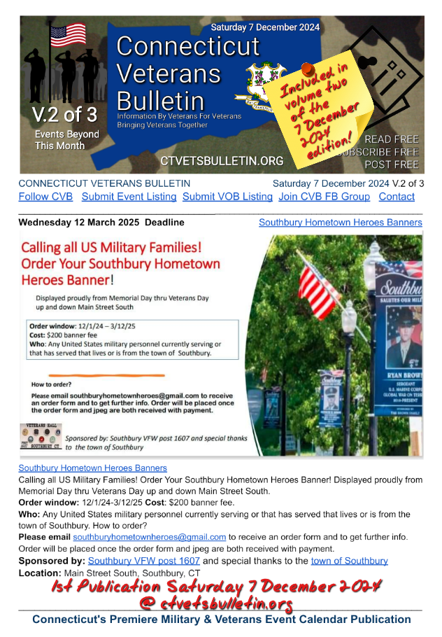 Southbury Hometown Heroes Banners