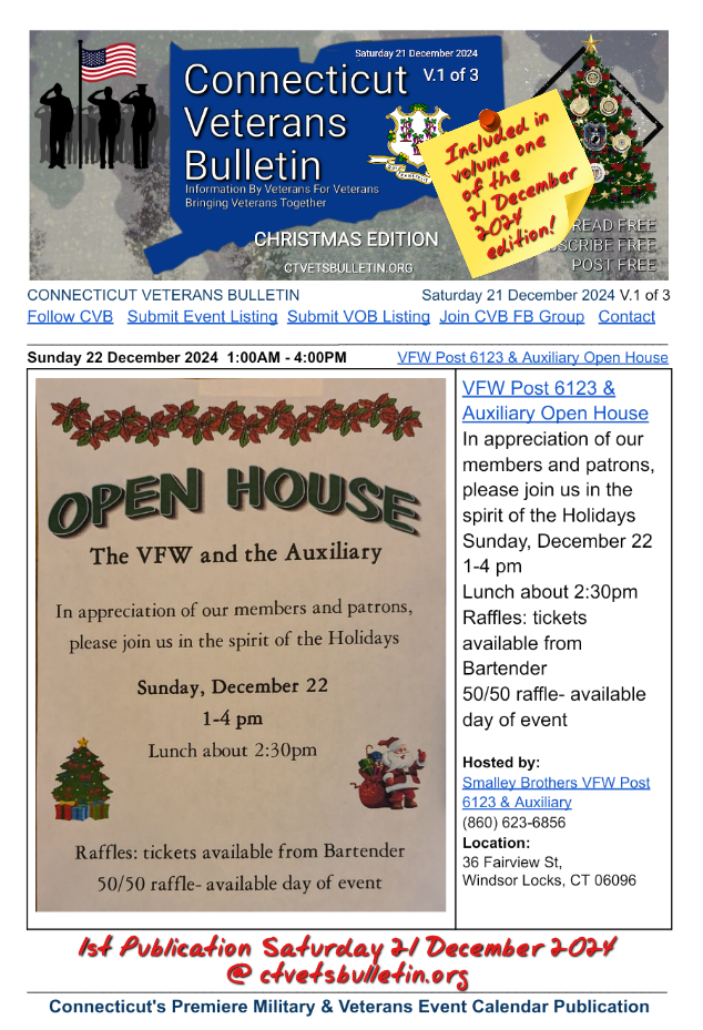 VFW Post 6123 & Auxiliary Open House