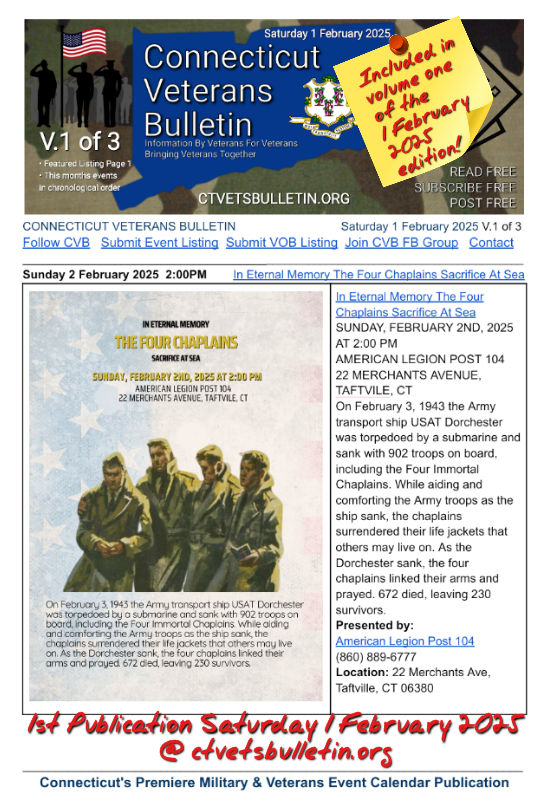 In Eternal Memory The Four Chaplains Sacrifice At Sea