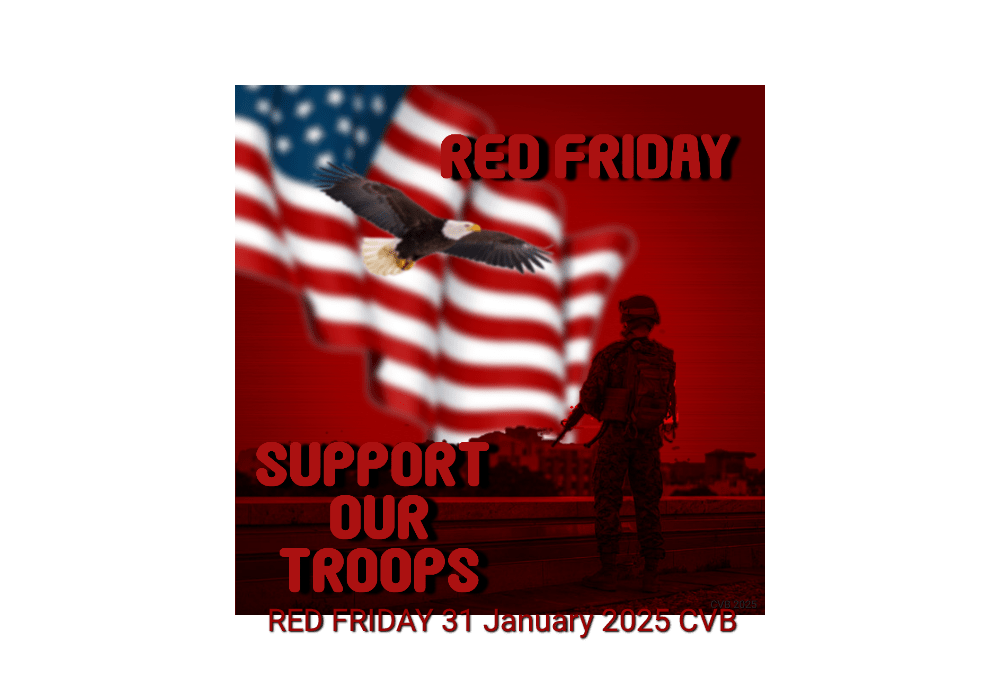RED FRIDAY 31 January 2025 CVB