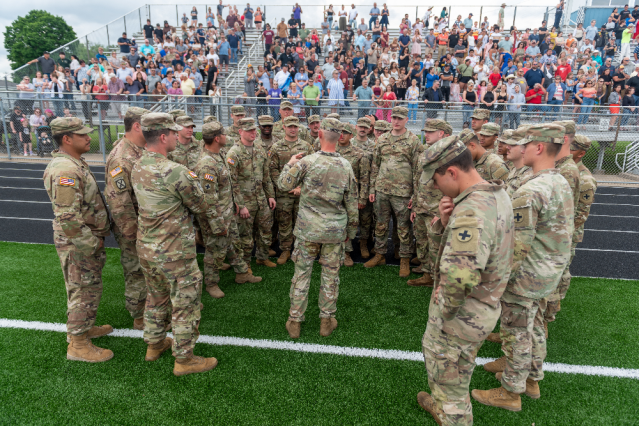 The Illinois Army National Guard’s 634th Brigade Support Battalion Forward Logistics Element (FLE) has been activated for deployment to Africa and Europe