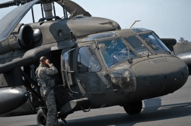 U.S. Army UH-60 Black Hawk helicopter