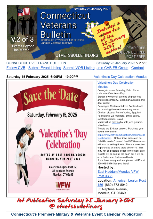 Valentine's Day Celebration Moodus