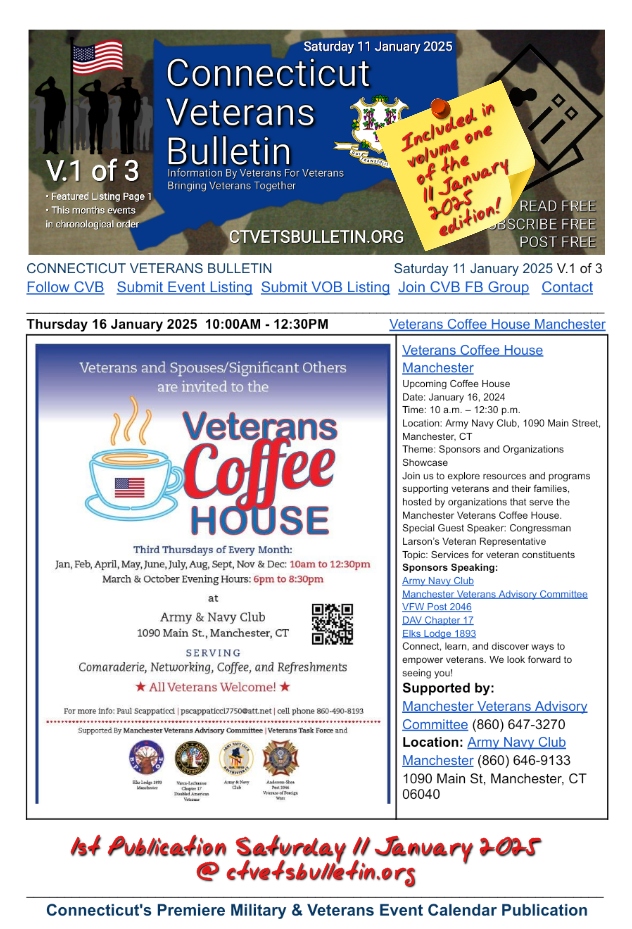 Veterans Coffee House Manchester