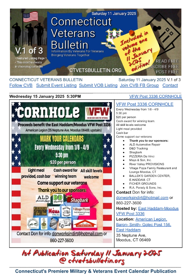 VFW Post 3336 CORNHOLE