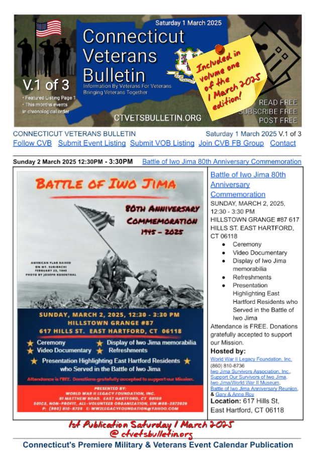 Battle of Iwo Jima 80th Anniversary Commemoration