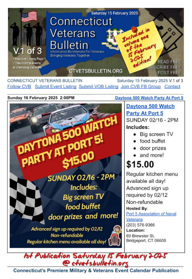 Daytona 500 Watch Party At Port 5