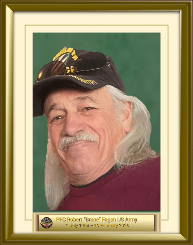 PFC Robert “Bruce” Fagan US Army