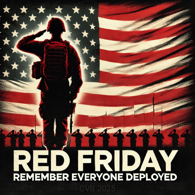 RED FRIDAY REMEMBER EVERYONE DEPLOYED 14 February 2025