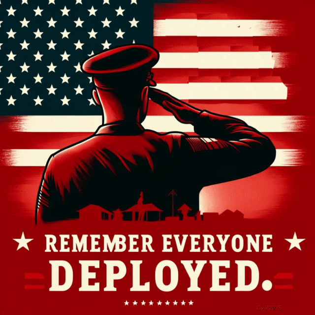 RED FRIDAY Remember Everyone Deployed CVB 21 February 2025