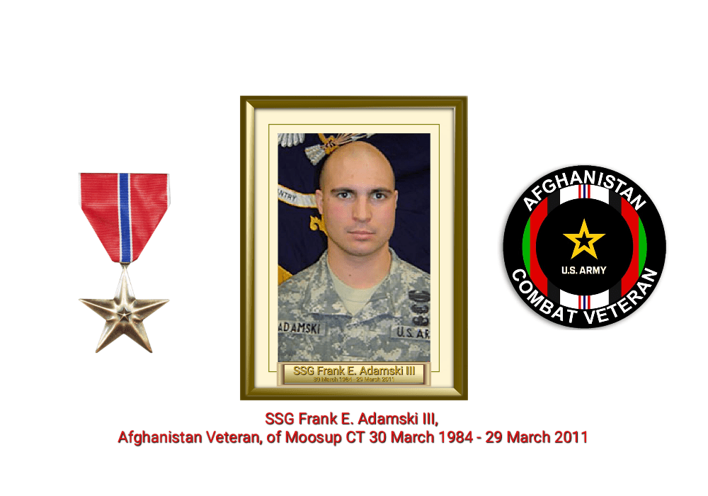 SSG Frank E. Adamski III, Afghanistan Veteran, of Moosup CT 30 March 1984 - 29 March 2011